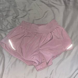 Dusty Rose Pink Hotty Hot Lululemon Shorts Size 4